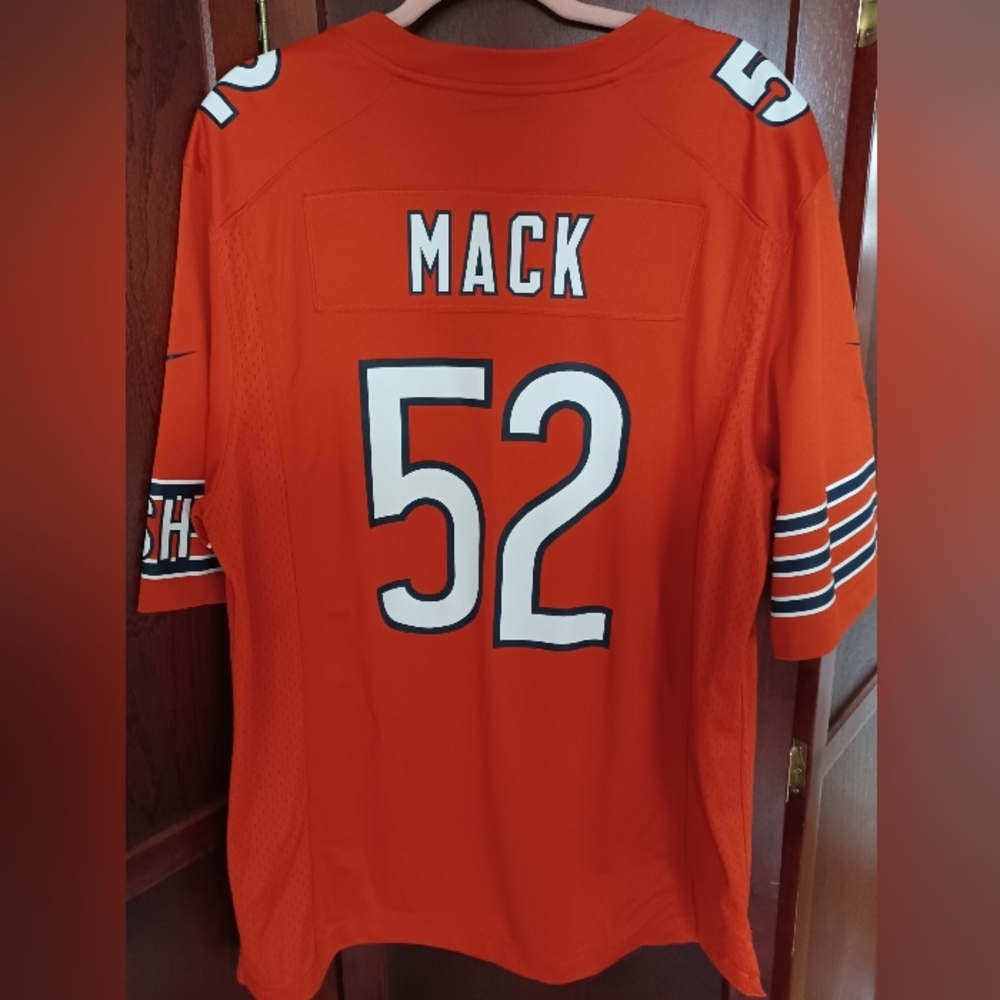Khalil Mack NFL Jersey On Field Chicago Bears Nike large men's - Picture 2 of 11
